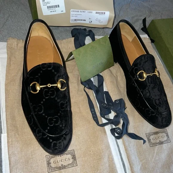 Gucci | Shoes | Gucci Jordaan Gg Velvet Loafer | Poshmark